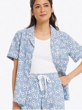 Draper James Land End Floral Chambray Pajama Set